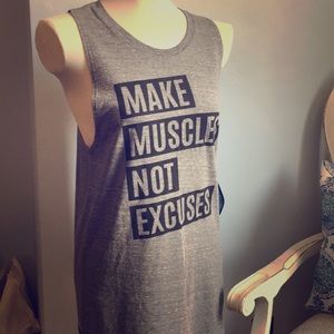 Heather Gray Beachbody Muscle Tank